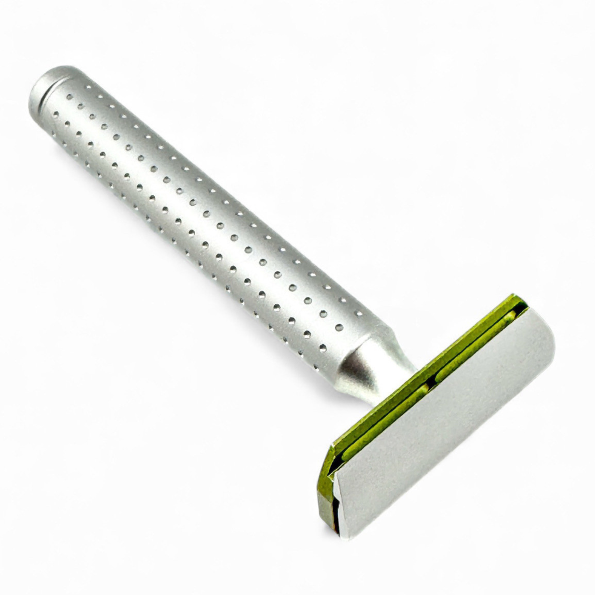 Parker AeroShave Aluminum Safety Razor, Long Handle