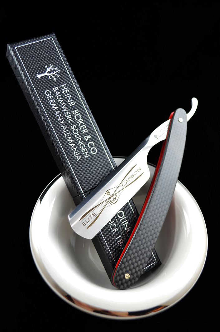 Boker Elite Carbon 6/8 Straight Razor 3.0