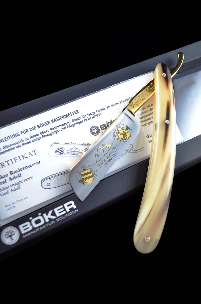 Boker Graf Adolf III 6/8 Straight Razor