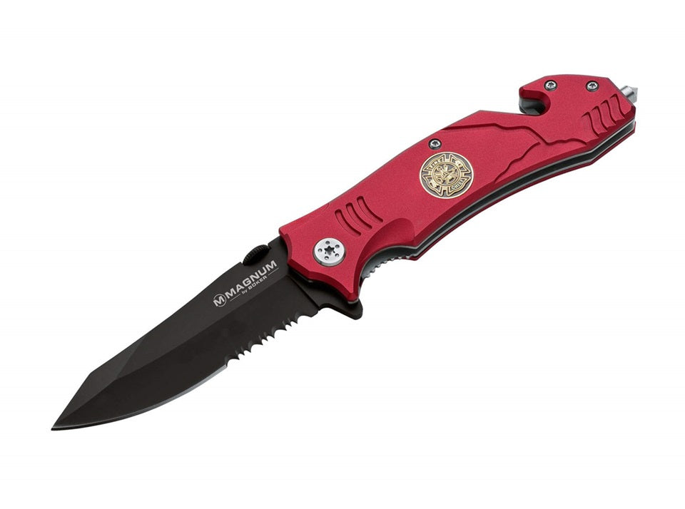 Boker Magnum Fire Fighter Red Knife