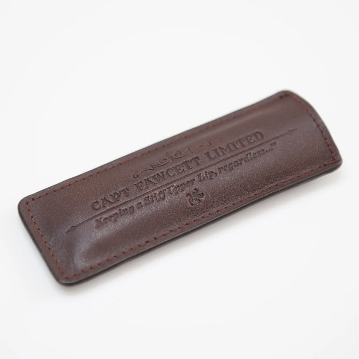 Captain Fawcett's Leather Case for Beard Comb