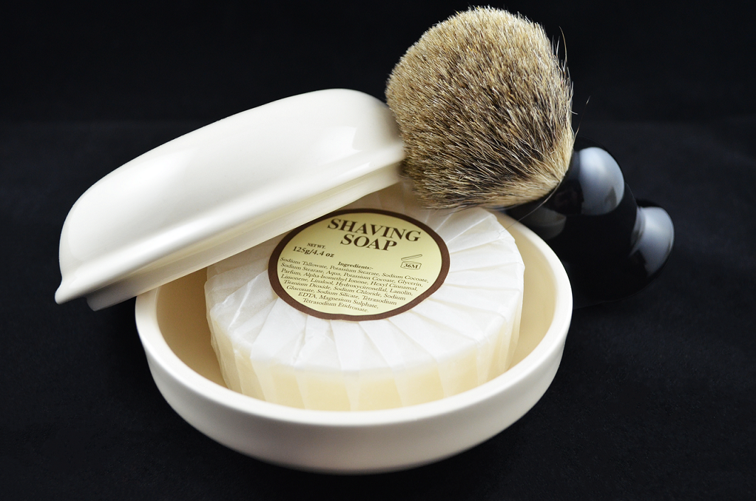 Luxury Shaving Bowl & Lid Made in England