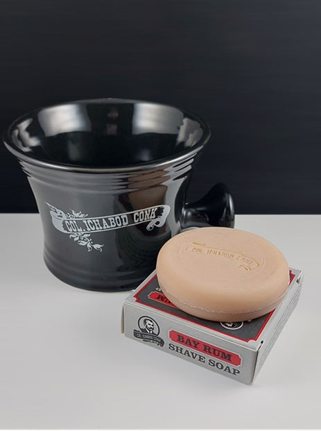 Col. Conk Black Apothecary Mug with Shaving Soap