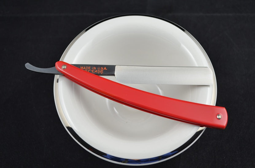 NOS RED IMP #132 Straight Razor by Case & Sons