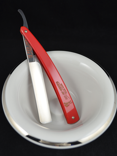 NOS RED IMP #132 Straight Razor by Case & Sons
