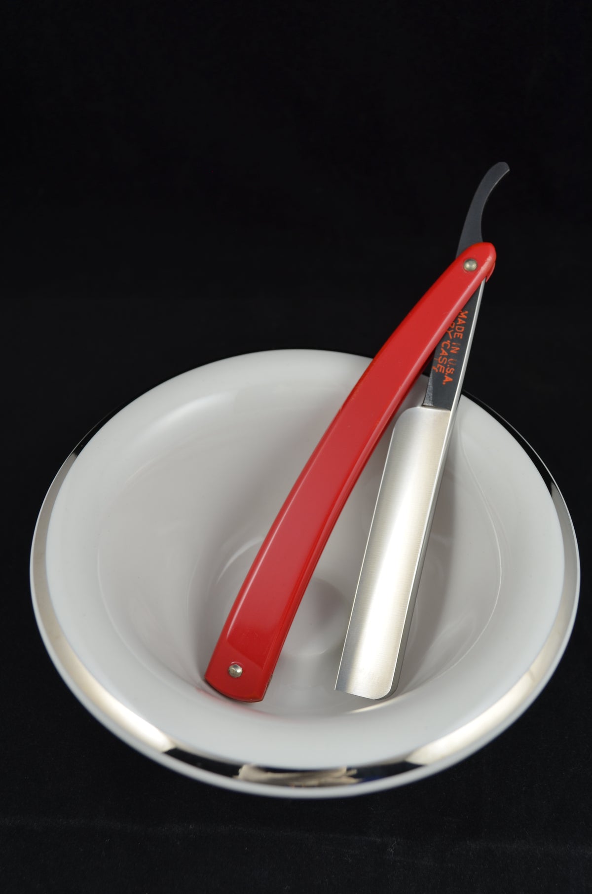 NOS RED IMP #132 Straight Razor by Case & Sons