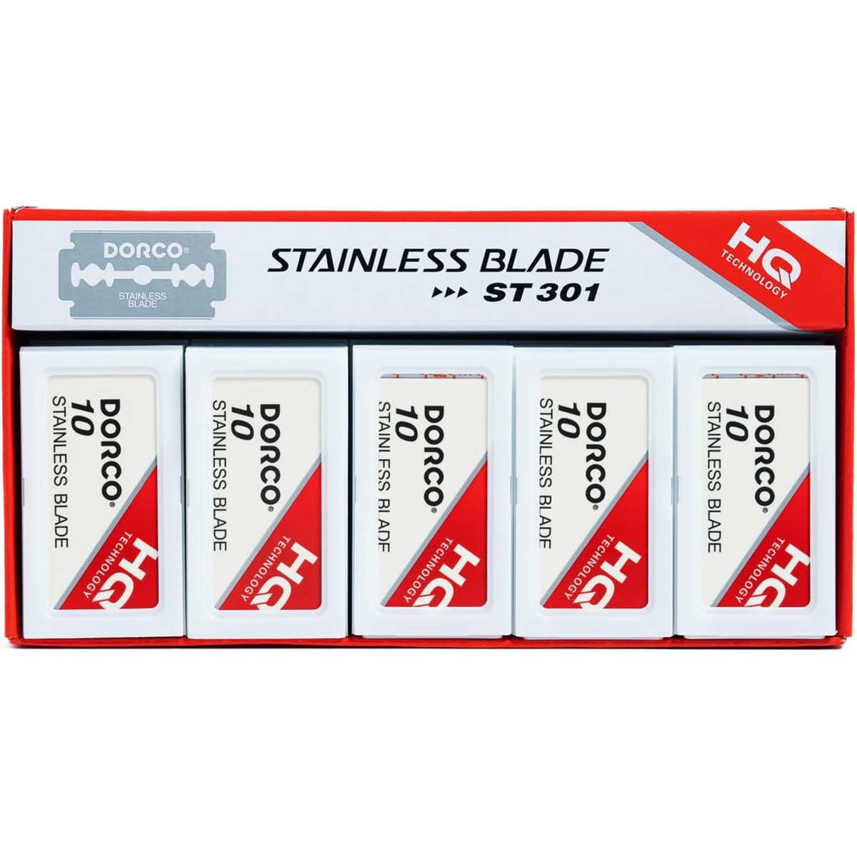 Dorco ST301 Double Edge Blades, 100 Pack
