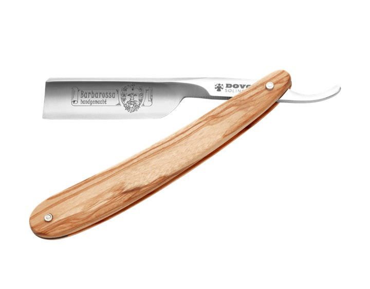 Dovo Barbarossa 5/8 Short Blade Olivewood Straight Razor - Square Point