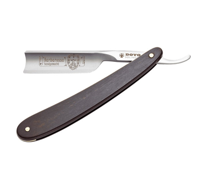 Dovo Barbarossa 5/8 Short Blade Ebony Straight Razor - Spanish Point