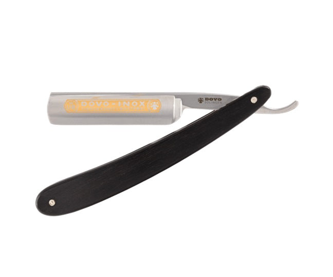 Dovo Inox 5/8 Stainless Straight Razor Ebony Wood