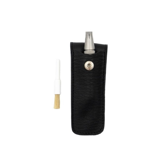 Dovo Klipette Nose Hair Trimmer with Leather Case and Brush