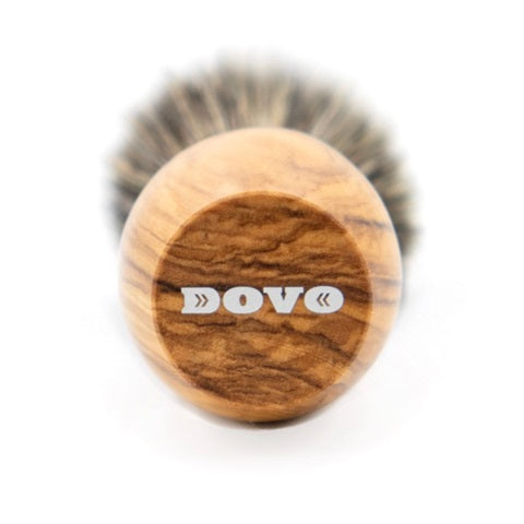 Dovo Fibre Synthetic Shaving Brush Olivewood Handle