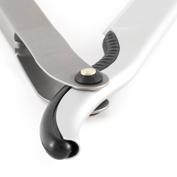 Dovo Shavette Aluminum Top and Stainless Steel Handle