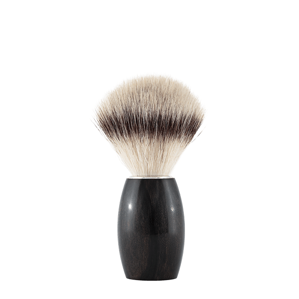 Dovo Synthetic Silvertip Fibre Ebony Handle Shaving Brush
