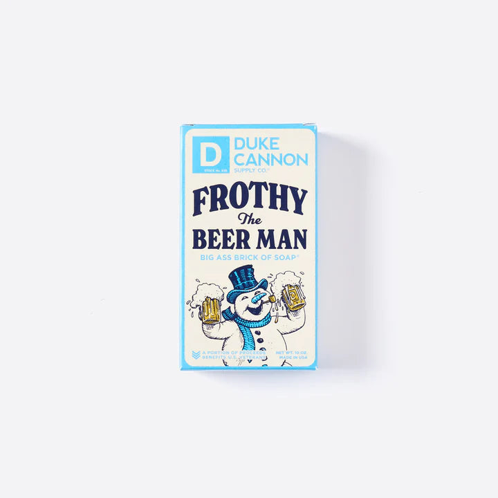 Duke Cannon Big Ass Brick of Soap - Frothy the Beer Man
