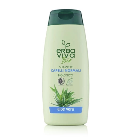 Erba Viva Bio Aloe Vera Shampoo for Normal Hair Type, Made in Italy