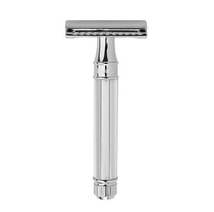 Edwin Jagger Chrome Octagonal Double Edge Safety Razor