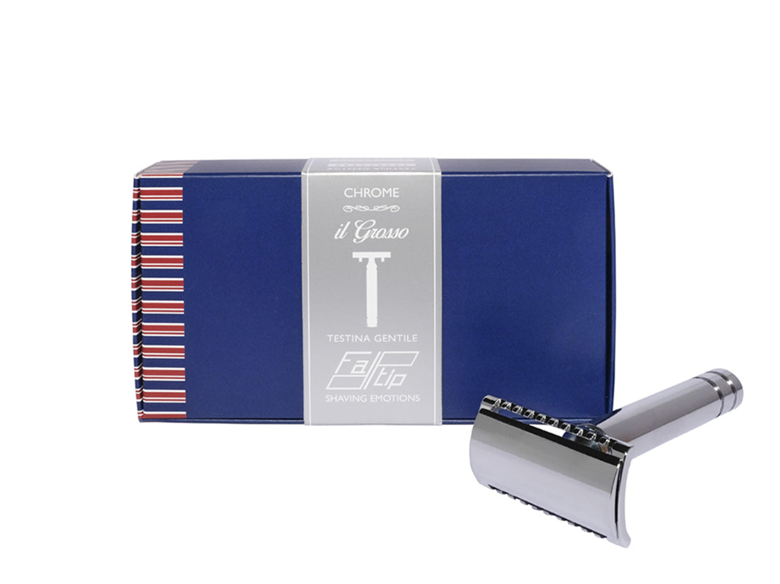 Fatip il Grosso Chrome Gentle Safety Razor, Closed Comb