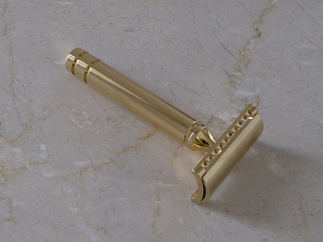 Fatip il Grosso Gold Gentle Safety Razor, Closed Comb