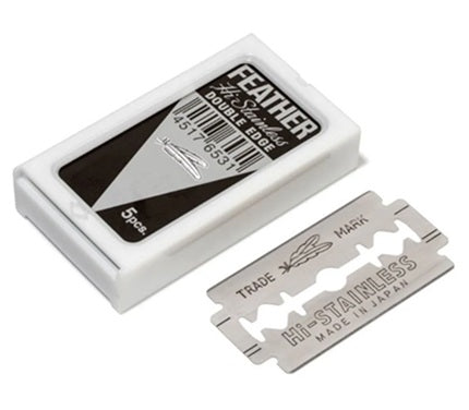 Feather Hi Stainless Double Edge Blades 5 pack