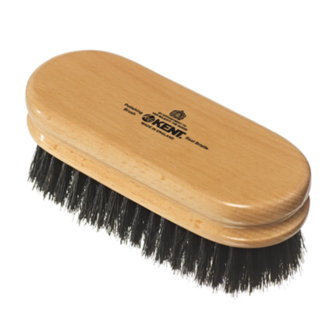 Kent Black Bristle Shoe Brush