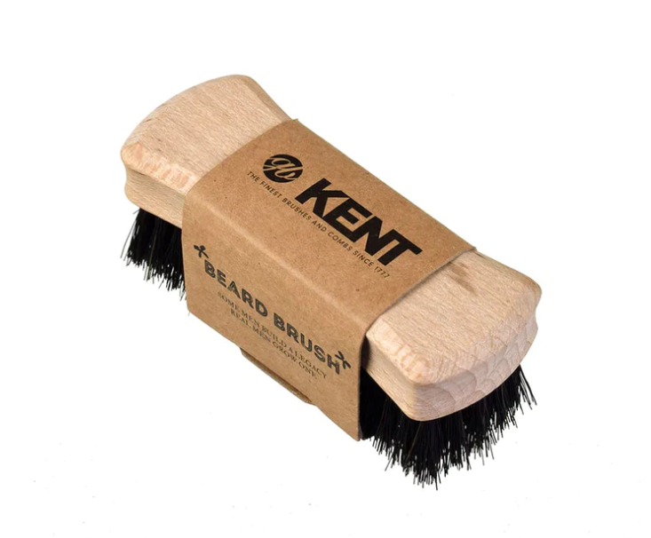 Kent "Bow Tie" Horsehair Beard Brush