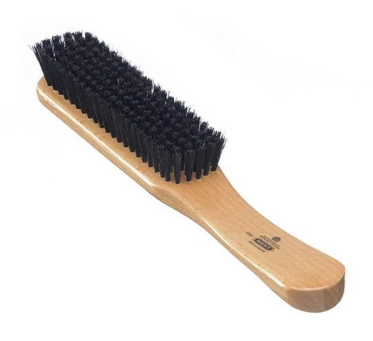 Kent K-CG1 Clothes Brush (Cherrywood Handle/Pure Black Bristle)