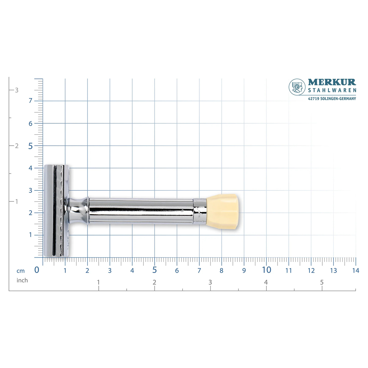Merkur 3-Piece Shaving Set with Progress Adjustable Razor (500001)