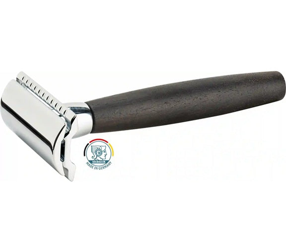Merkur 49C Double Edge Safety Razor, Ebony Handle | The Classic