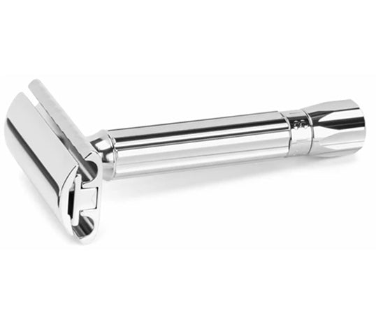 Merkur 500 Progress Adjustable Double Edge Safety Razor, Bright Chrome
