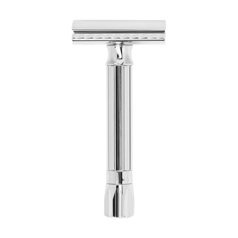 Merkur 500 Progress Adjustable Double Edge Safety Razor, Bright Chrome