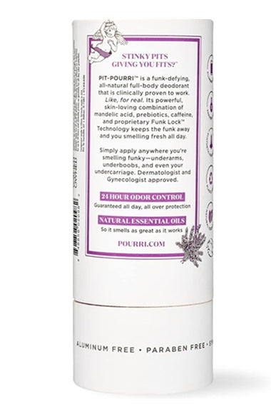 PIT-POURRI Pits + Bits Natural Full Body Deodorant, Lavender & Sage