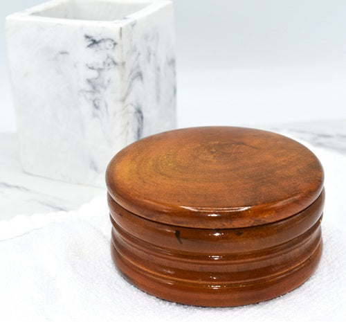 Parker Honey Mango Wood Shaving Bowl w/lid