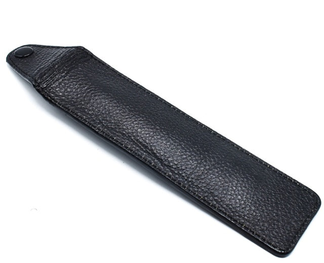 Parker Leather Straight Razor Case, Black