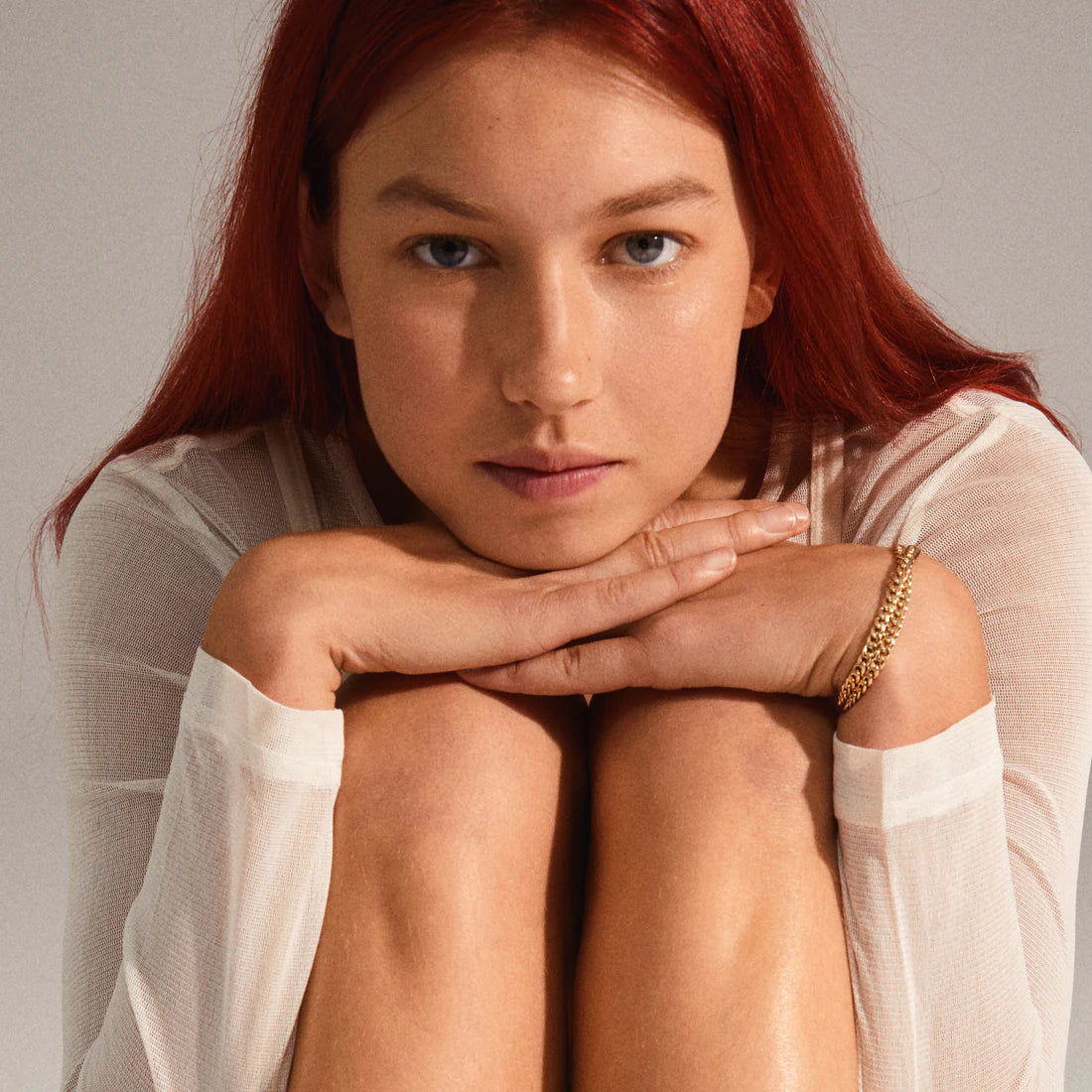 Pilgrim BLOSSOM Recycled Curb Chain Bracelet 2-in-1 Gold-Plated