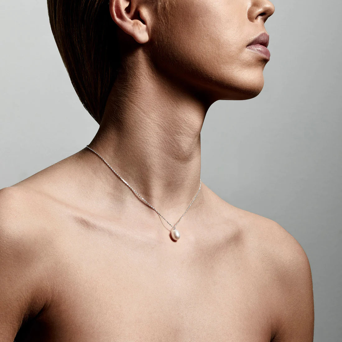 Pilgrim EILA Freshwater Pearl Necklace Silver-Plated