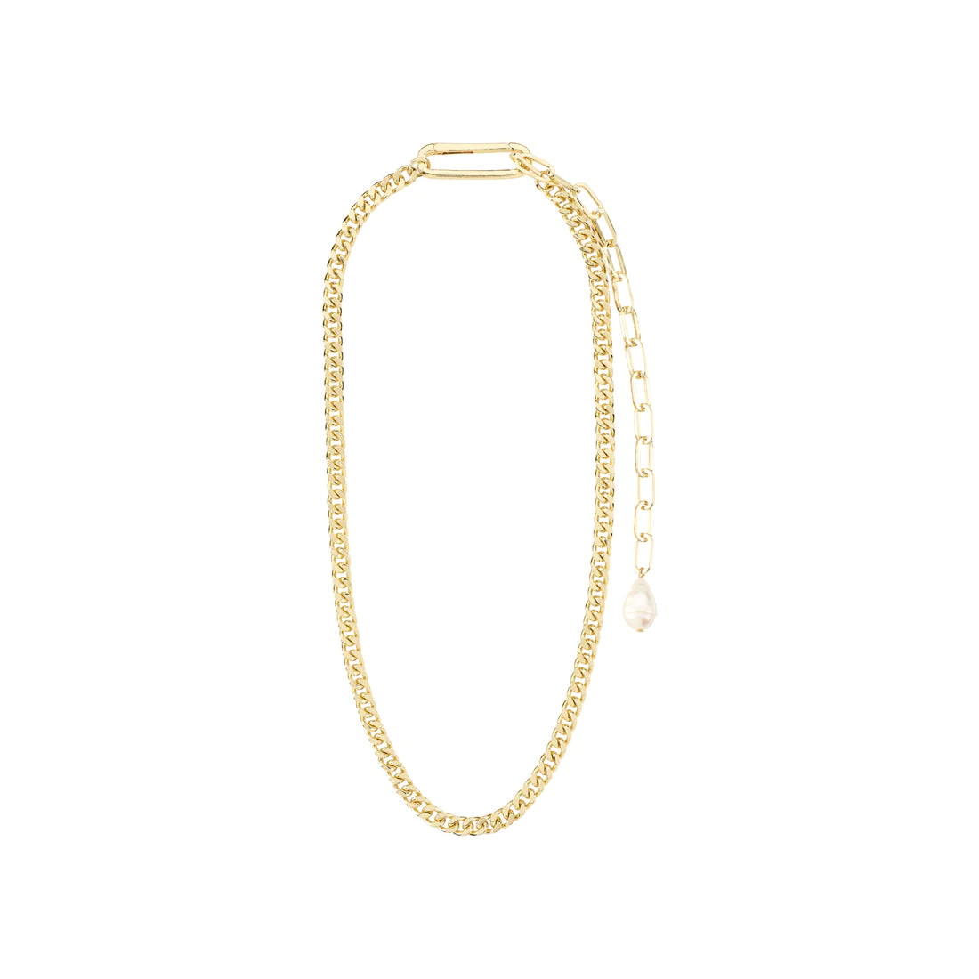 Pilgrim HEAT Recycled Chain Necklace Gold-Plated