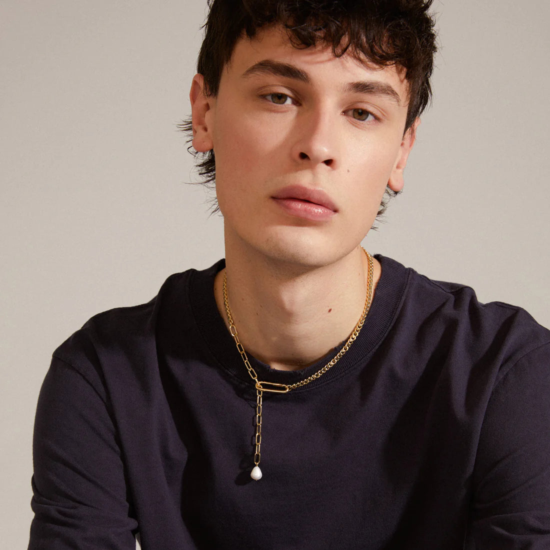 Pilgrim HEAT Recycled Chain Necklace Gold-Plated