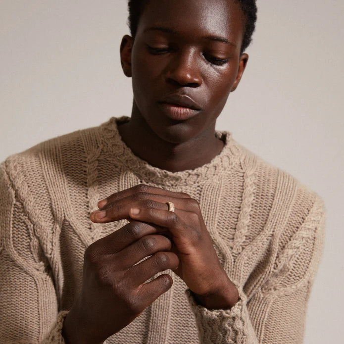 Pilgrim HEAT Recycled Crystal Ring Gold-Plated