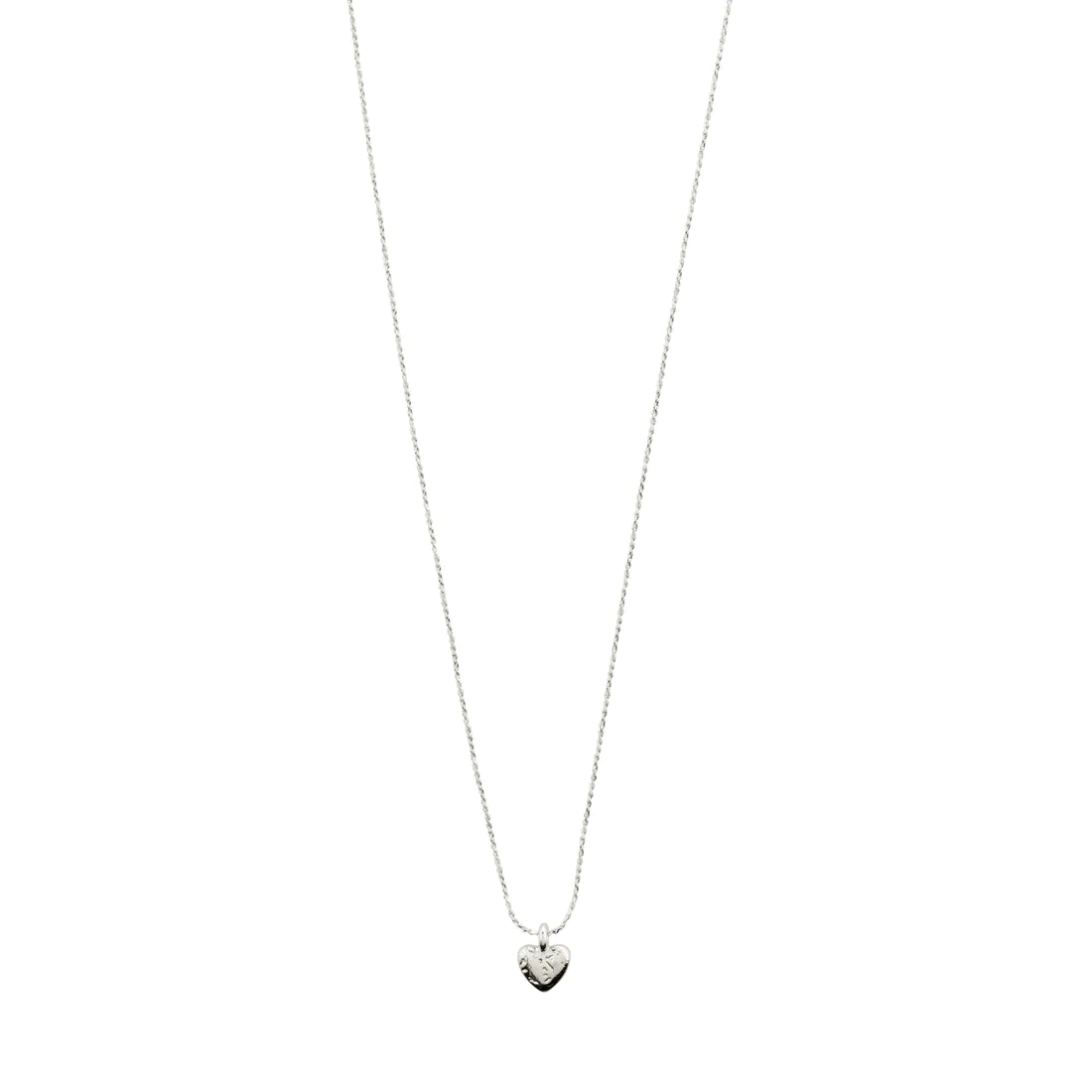 Pilgrim JAYLA Recycled Heart Pendant Necklace Silver-Plated