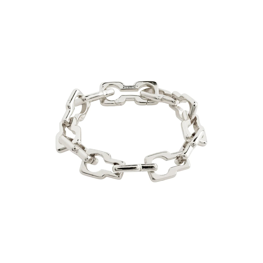 Pilgrim LIVE Recycled Chunky Bracelet Silver-Plated