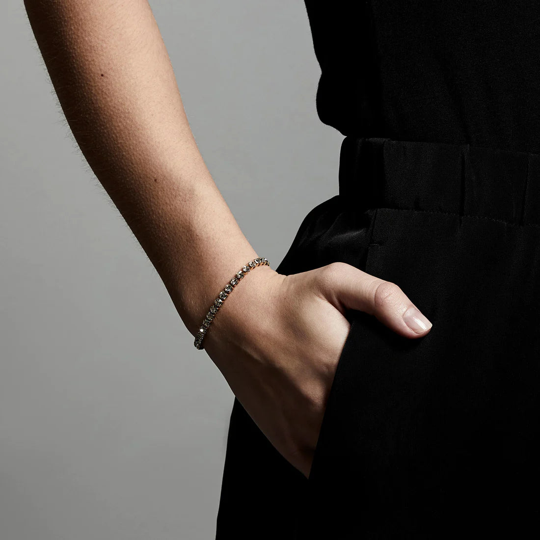 Pilgrim LUCIA Recycled Crystal Bracelet Gold-Plated