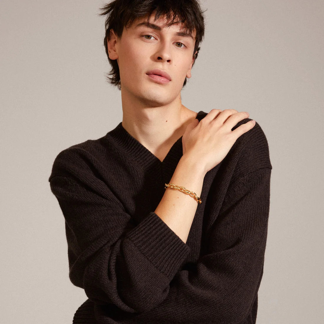 Pilgrim PACE Recycled Chunky Bracelet Gold-Plated