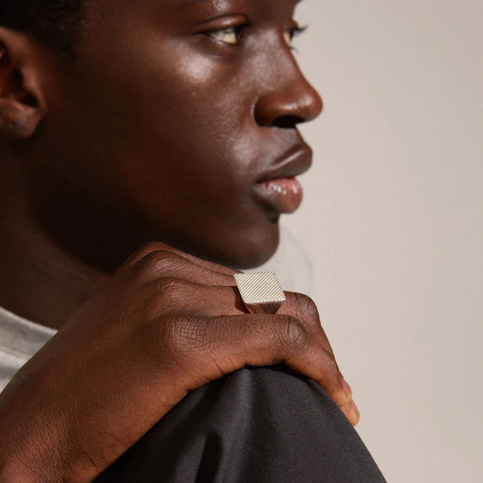 Pilgrim PULSE Recycled Signet Ring Silver-Plated