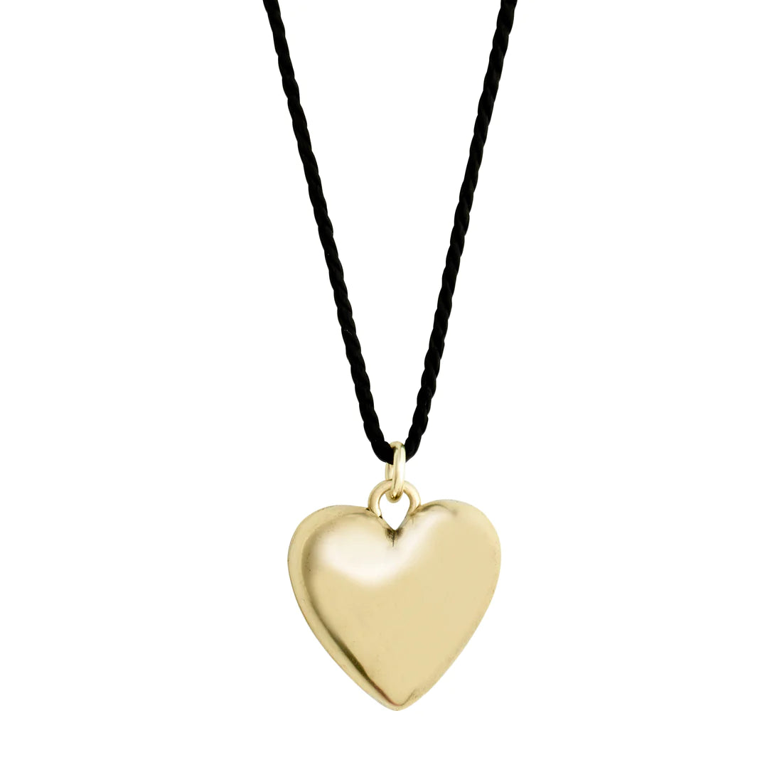 Pilgrim REFLECT Recycled Heart Necklace Gold-Plated