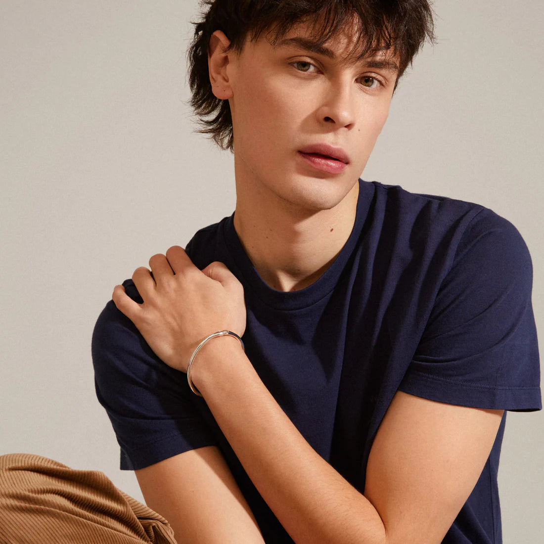 Pilgrim SOPHIA Recycled Bangle Bracelet Silver-Plated