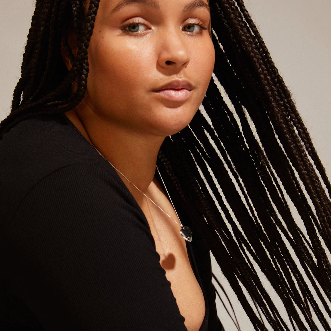 Pilgrim SOPHIA Recycled Heart Pendant Necklace Silver-Plated