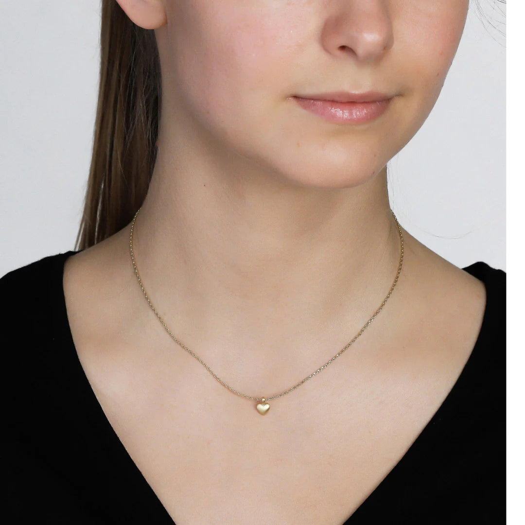Pilgrim SOPHIA Recycled Tiny Heart Pendant Necklace Gold-Plated