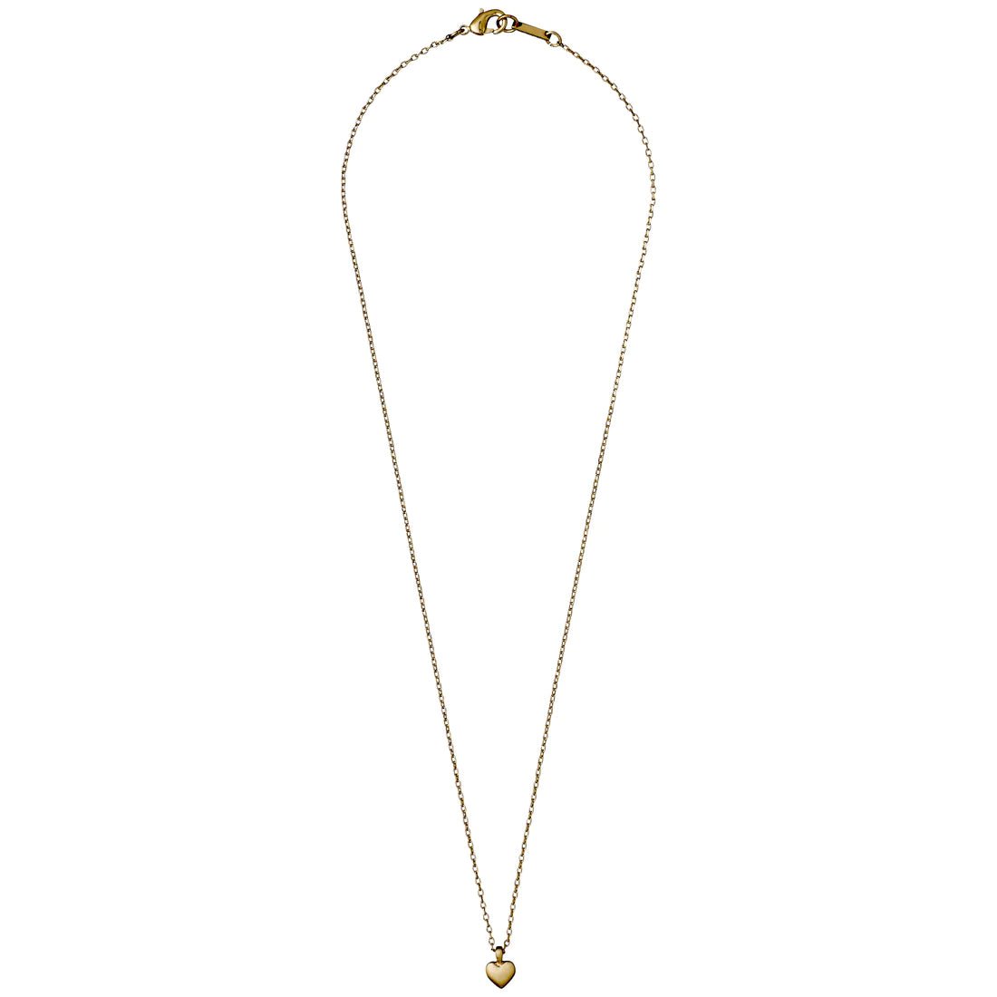 Pilgrim SOPHIA Recycled Tiny Heart Pendant Necklace Gold-Plated