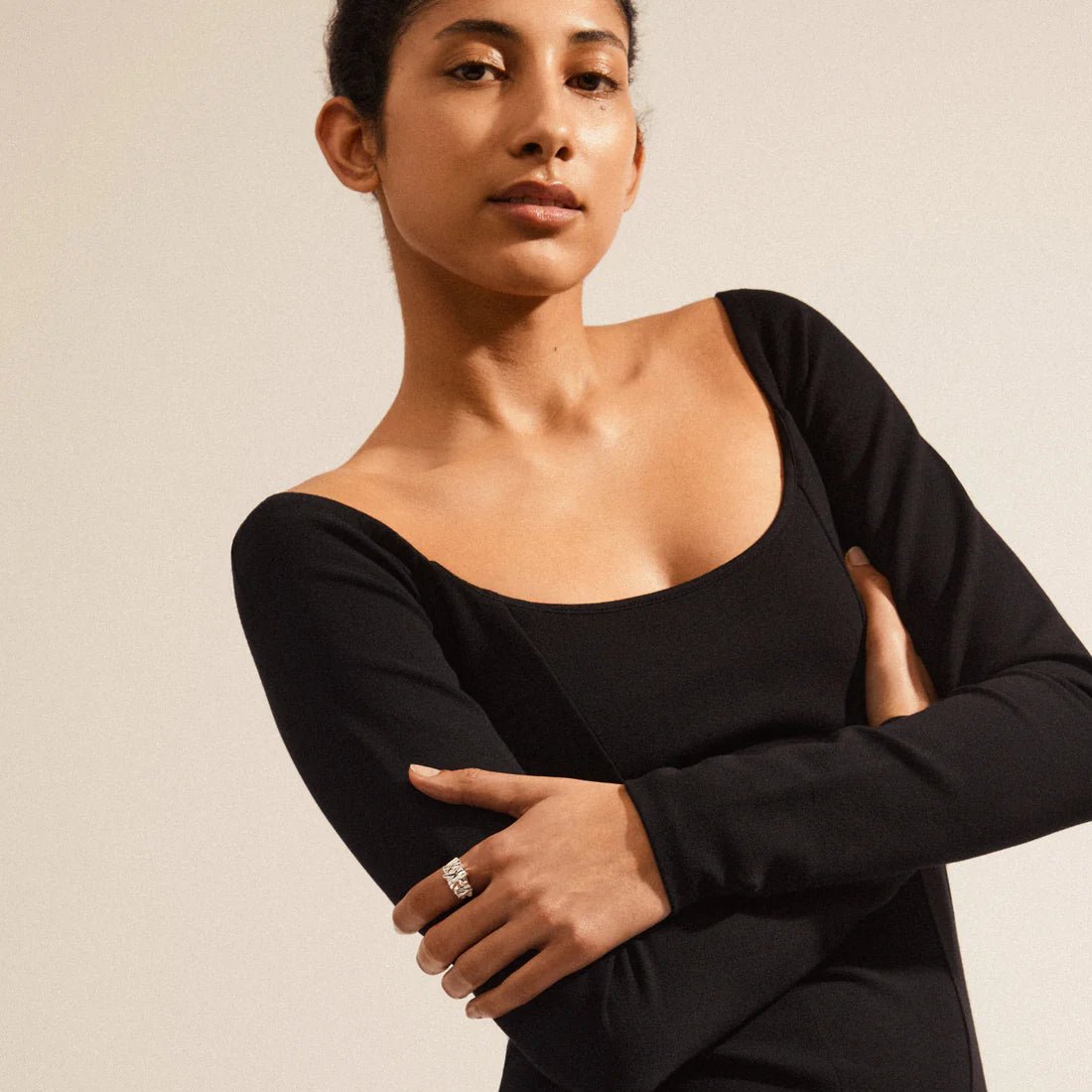 Pilgrim WILLPOWER Recycled Sculptural Ring Silver-Plated